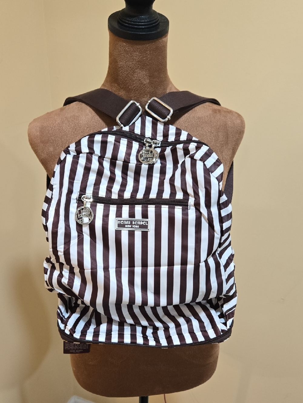 NWT! henri bendel Zip Around Packable Backpack!